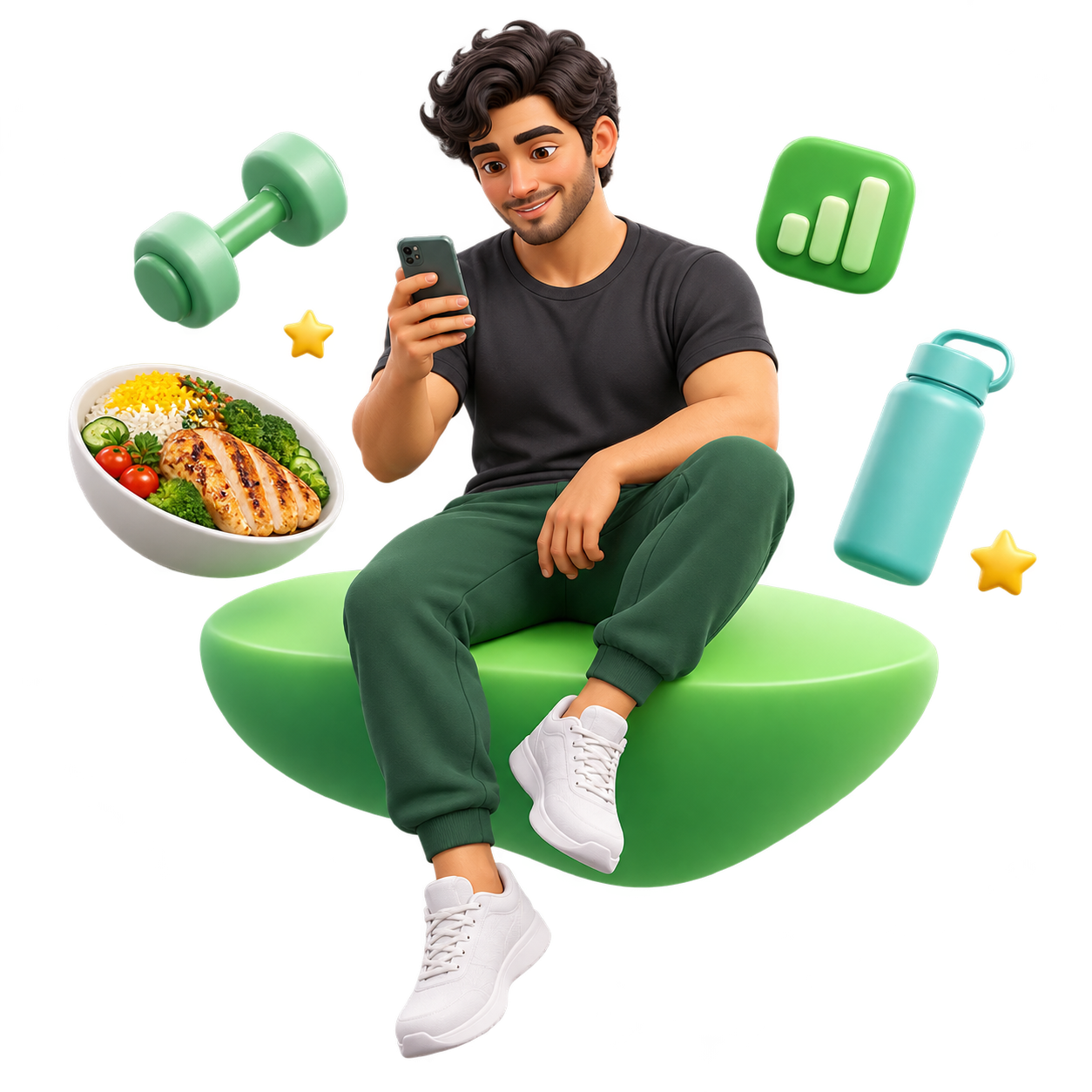 ورزش، غذای سالم و دنبال کردن پیشرفت با Do Gym